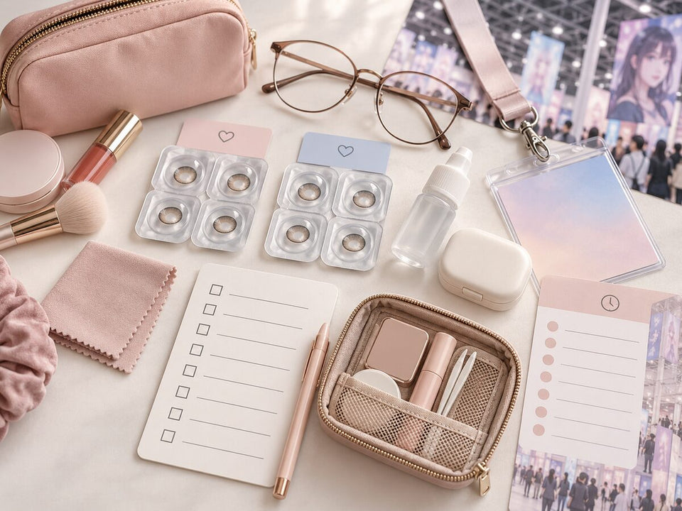 A Colored Contact Lens Checklist for Conventions and Events - KPOP2