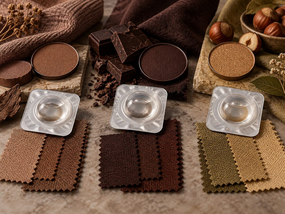 Brown, Choco or Hazel Contacts: Compare the Color Families - KPOP2