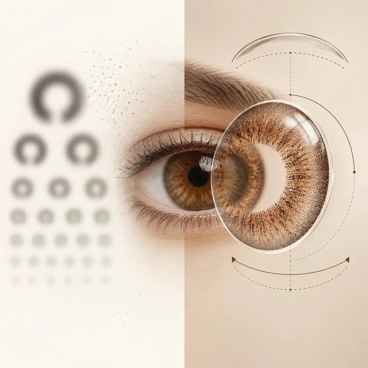 Brown Plano Contact Lenses: Fit, Prescription and Product Checks - KPOP2