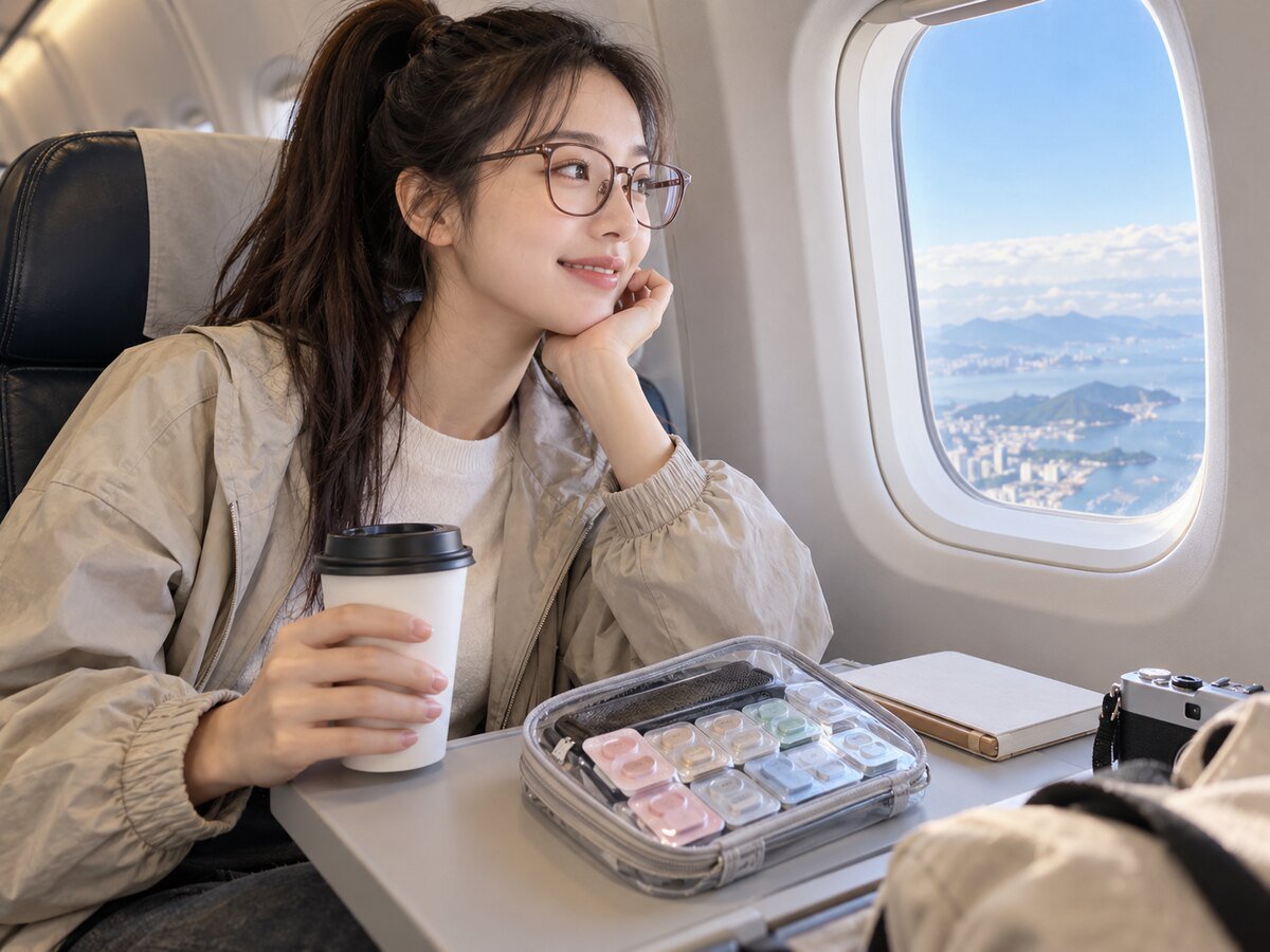Can You Wear Colored Contacts on a Plane? - KPOP2