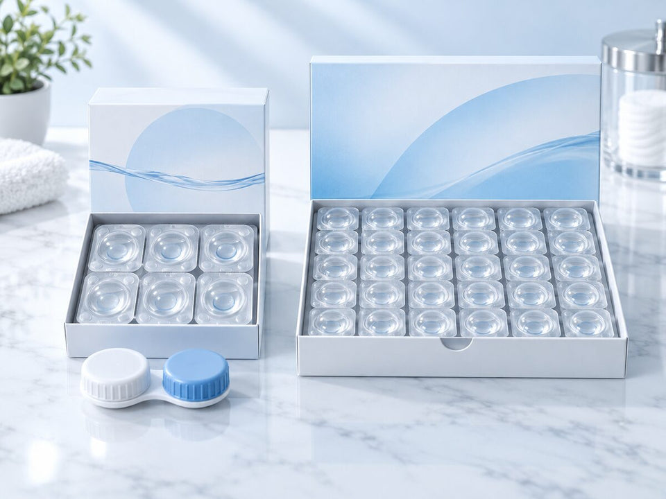 Clear Toric Contacts: Ultra 6p Monthly vs O2 Balance 30p Daily - KPOP2