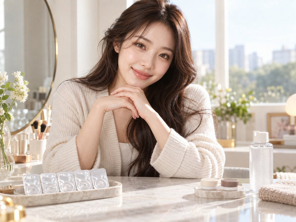 Cocoview Glow Brown: Daily 10p vs Monthly 2p - KPOP2