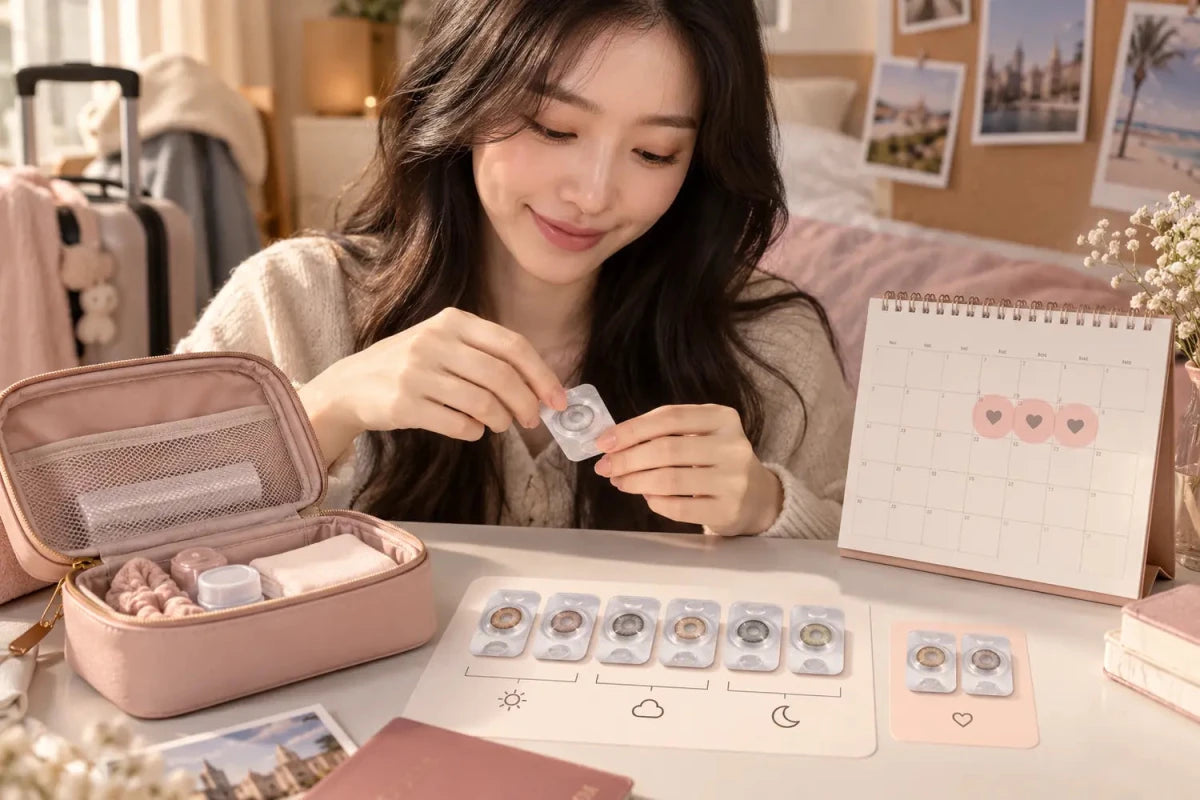 How Many Spare Daily Colored Contacts Should You Pack for an Event? - KPOP2