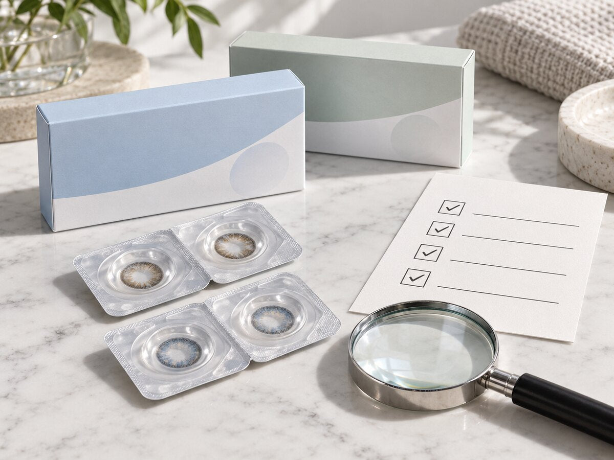 How to Check Whether Colored Contacts Are Authentic - KPOP2