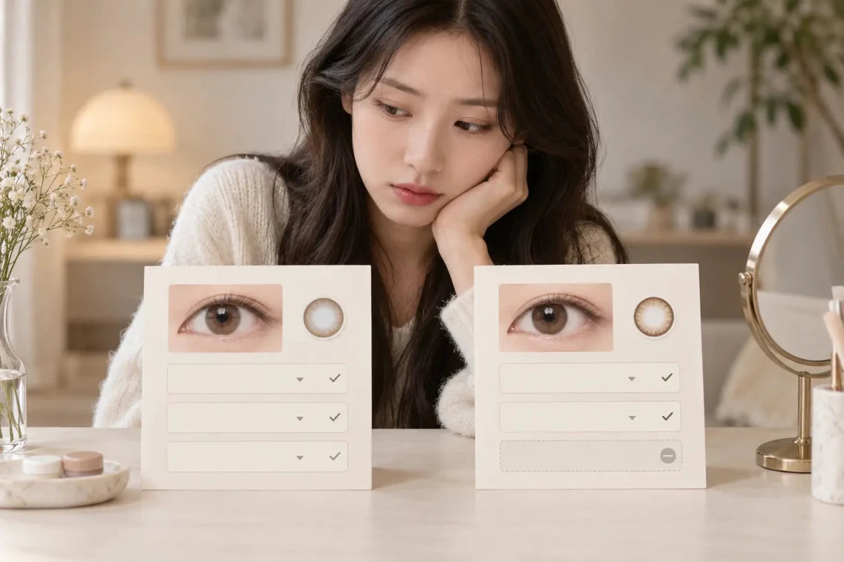 How to Compare Toric Contact Lens Stock Before Choosing a Color - KPOP2