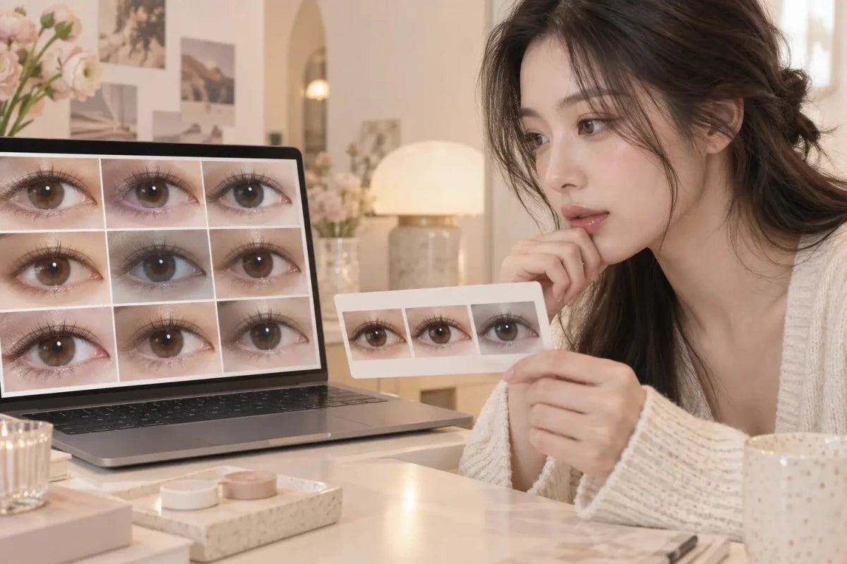 How to Use Review Photos to Shortlist Colored Contacts - KPOP2