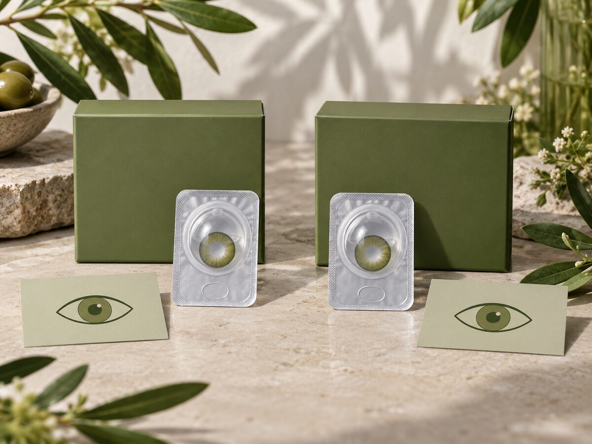 i-DOL Canna Roze Olive Green: One-Lens Boxes and First-Order Quantities - KPOP2