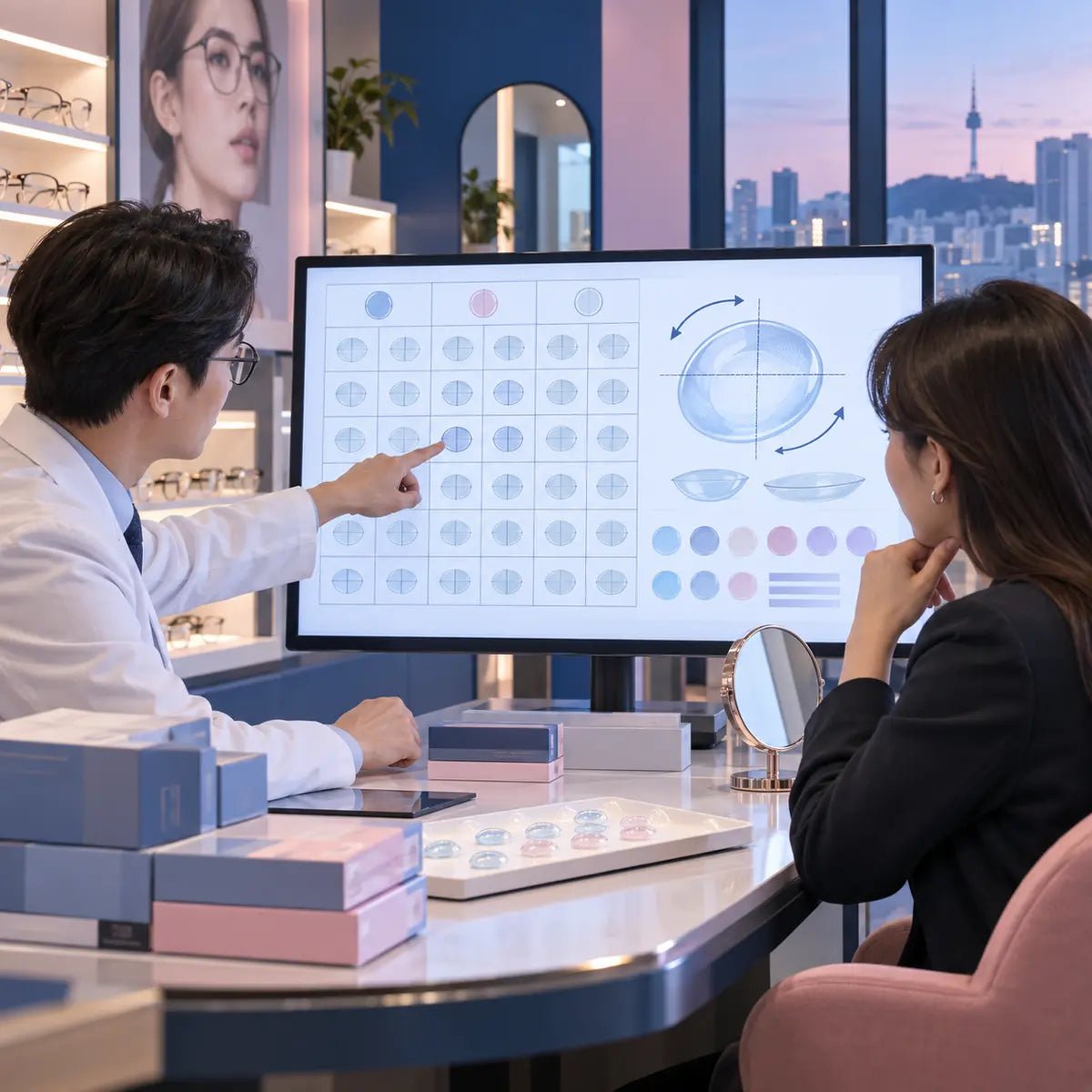 Korean Contact Lenses for Astigmatism: Prescription Fields, Rotation, and Ordering Checks - KPOP2