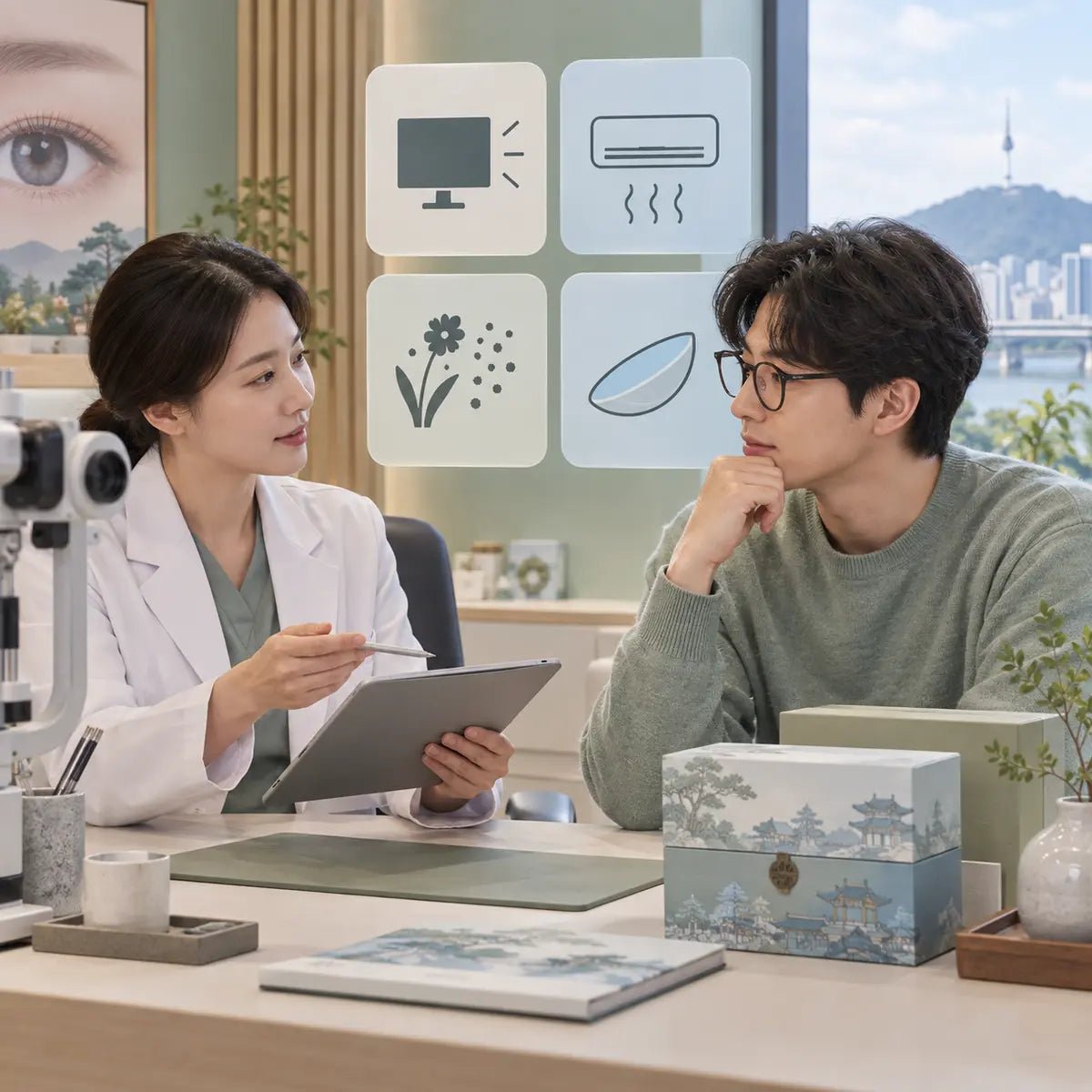 Korean Contact Lenses Good for Dry Eyes: Risk Factors and Professional-Care Boundaries - KPOP2