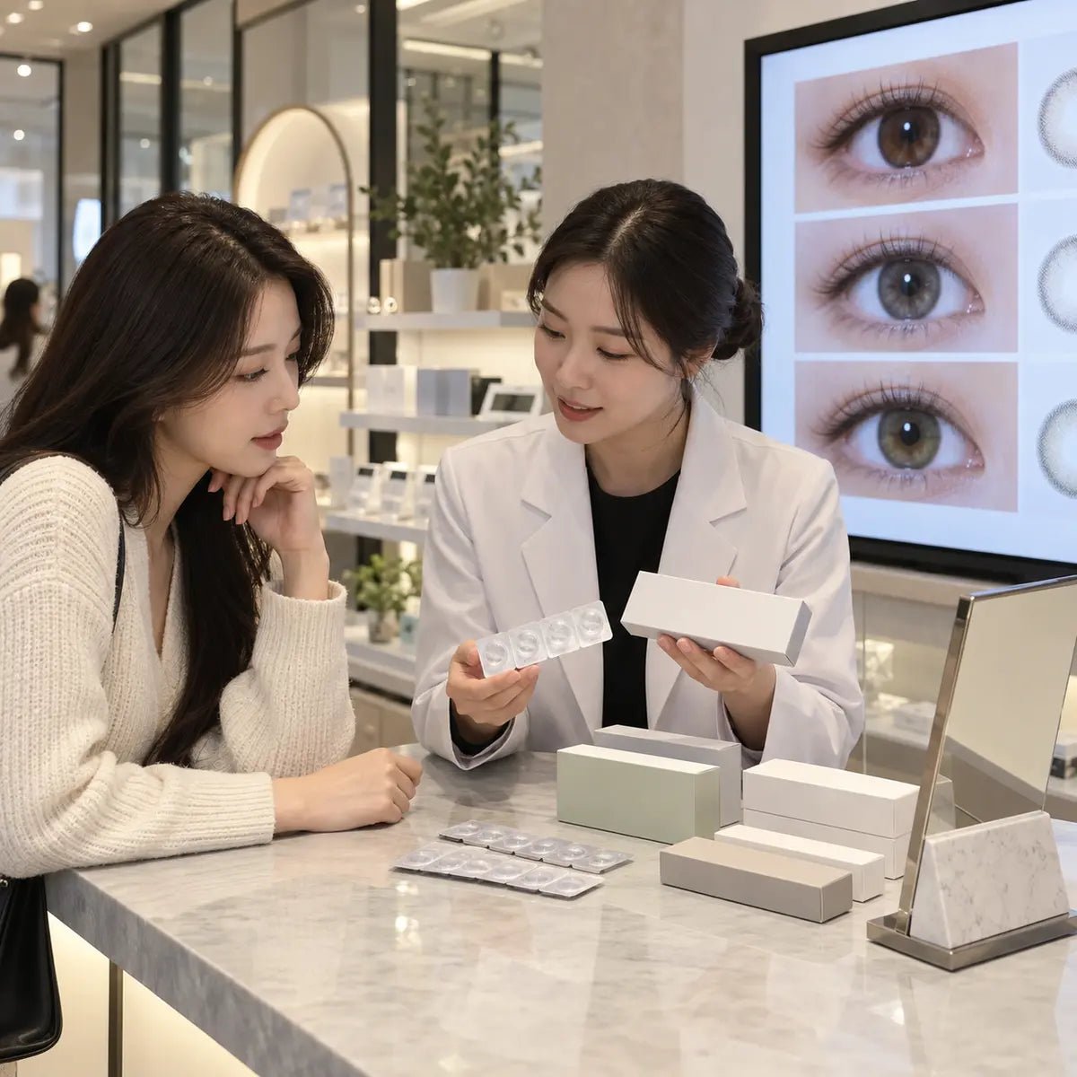 Korean Contact Lenses with Color: Formats, Specifications, and Shopping Checks - KPOP2