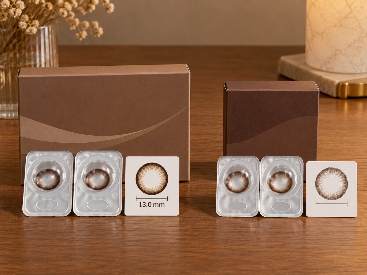LensVery Vellica Brown vs Anello No.3 Brown: Size and Boxes - KPOP2