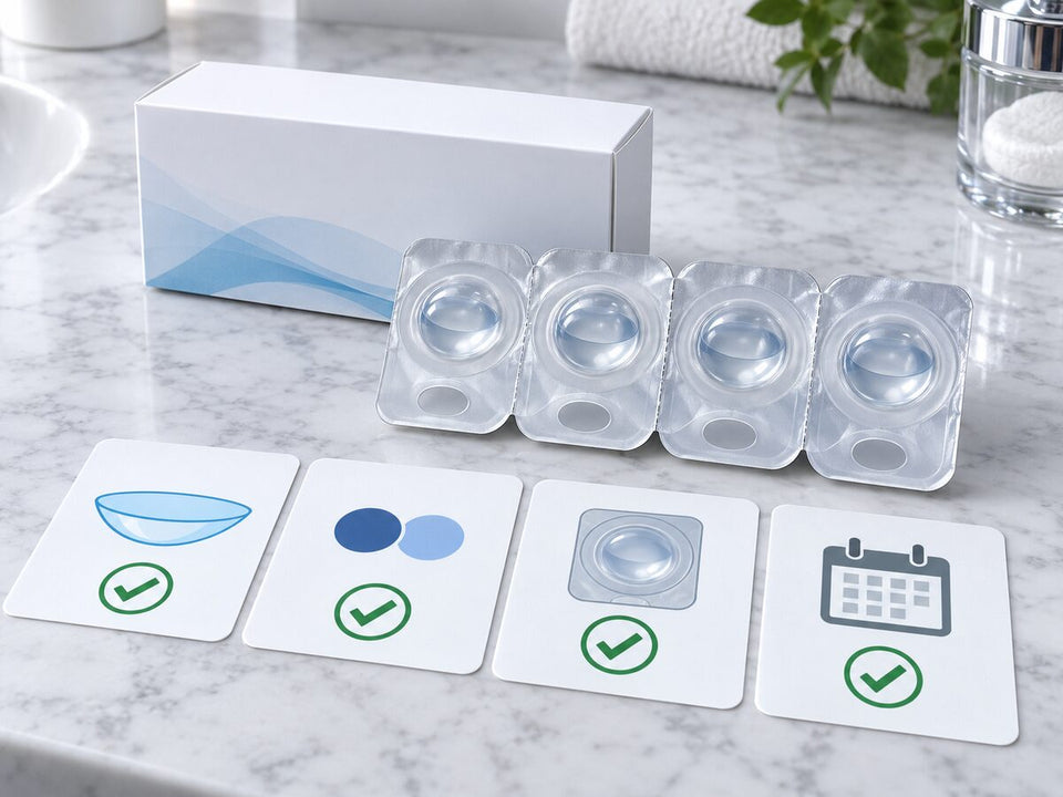 New Contact Lens Package Check: Product, Power, Seal and Expiry - KPOP2