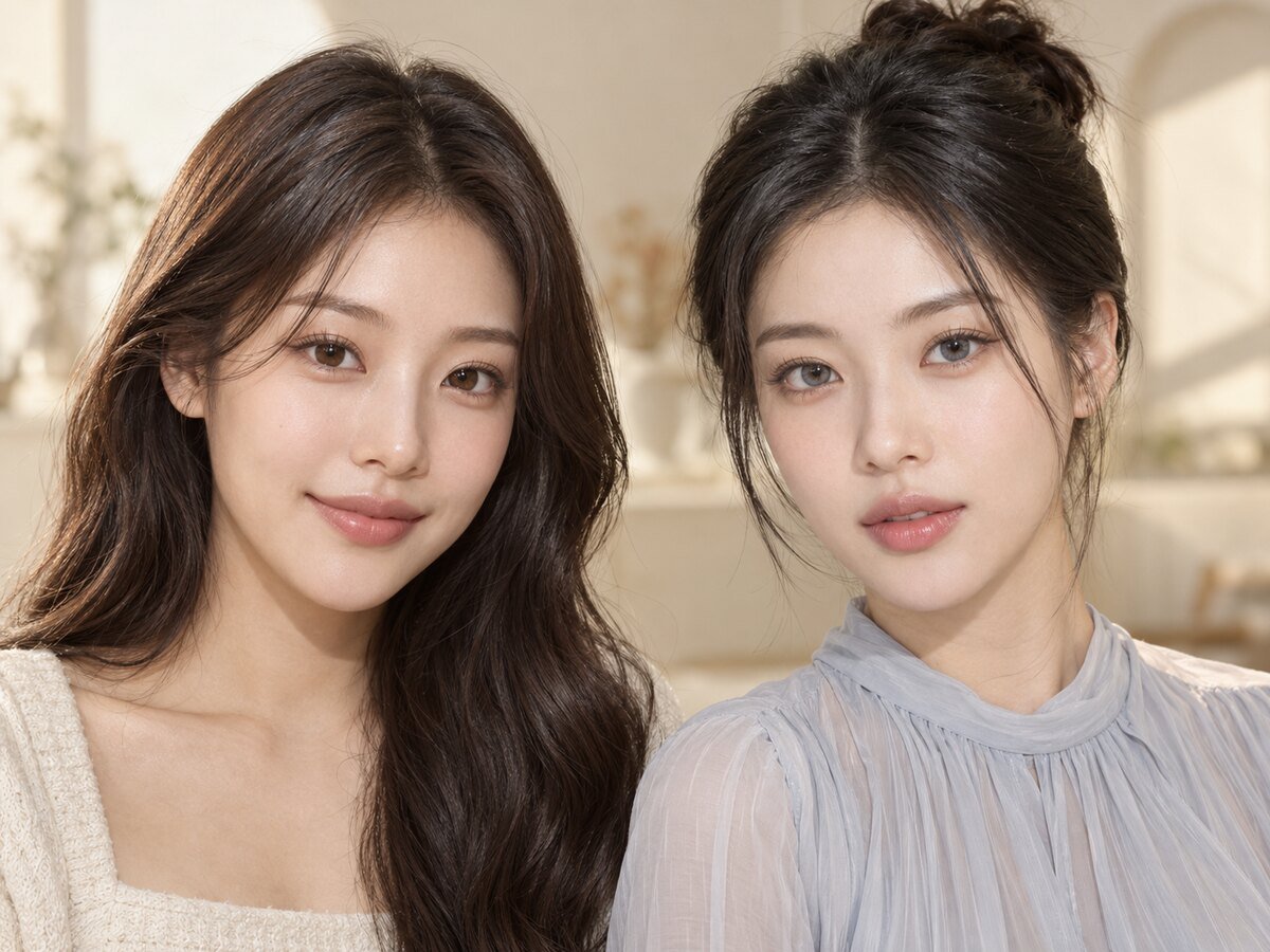 Opaque vs Enhancement Tint Colored Contacts for Dark Eyes - KPOP2