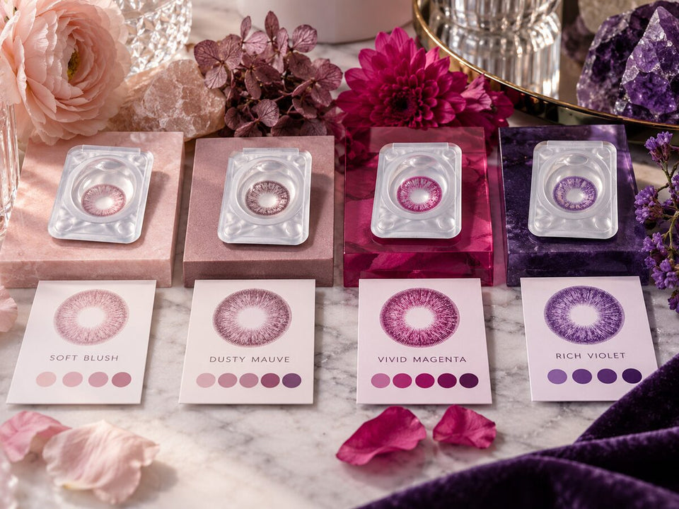 Pink and Violet Contacts: From Soft Color to Statement Looks - KPOP2
