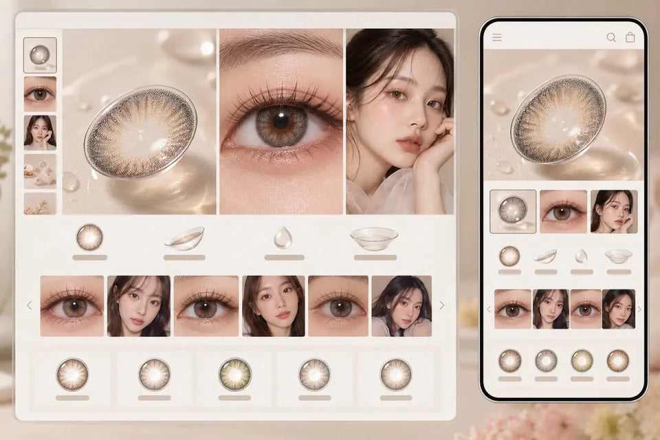 Where Customer Contact Lens Photos Belong on a Product Page - KPOP2