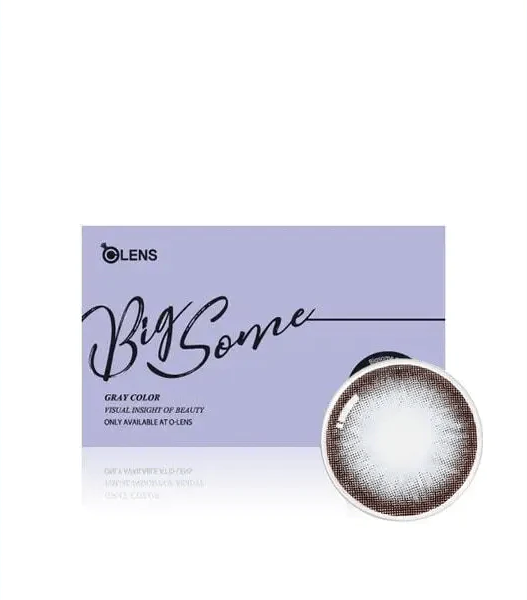 Olens Bigsome Gray — contact lens packaging