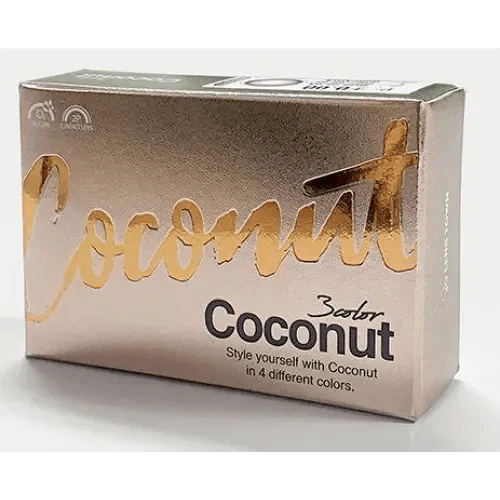 LensTown Coconut 3color Wild Olive Green — contact lens packaging