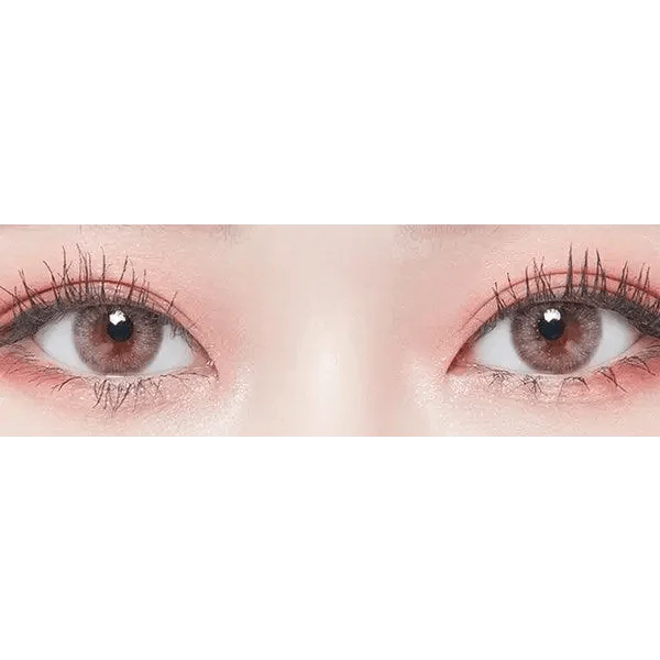 LensTown Lighly Lily Marry Pink (20p) — both eyes wearing the contact lenses