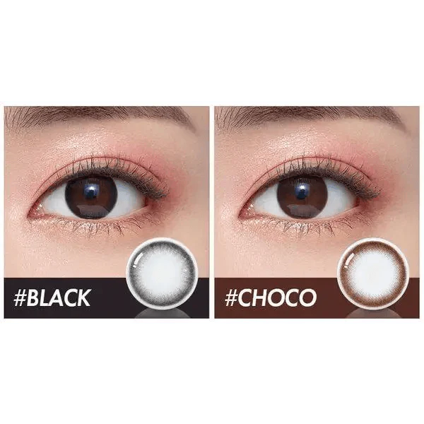 Olens It's Choco — contact lens appearance comparison