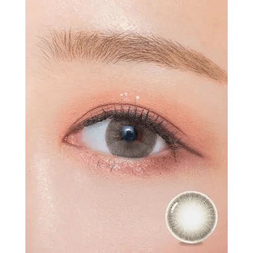 Olens Romantico 3 Color Gray colored contact lens, 13.5mm graphic diameter, Monthly wear