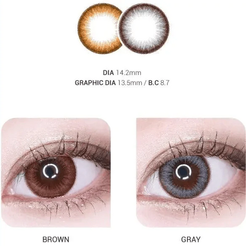 LENSVERY Seezle Gray 13.5mm LENSVERY Seezle Gray 13.5mm