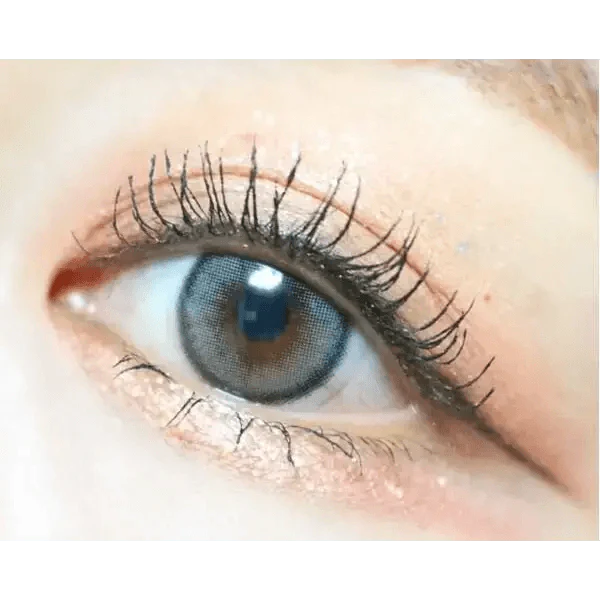 Olens ViVi Ring Gray Toric colored contact lens, 13.0mm graphic diameter, Monthly wear
