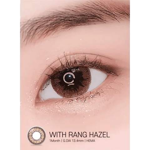 LENSRANG With Rang Hazel Brown 13.4mm LENSRANG With Rang Hazel Brown 13.4mm