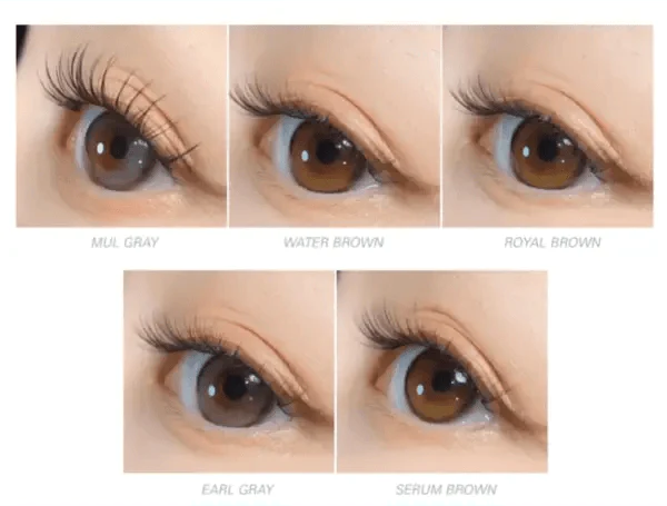 i-DOL Yurial Mul Gray — contact lens appearance comparison