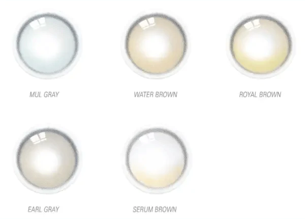 i-DOL Yurial Mul Gray — contact lens product information graphic