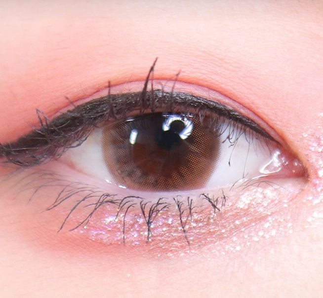 Bausch + Lomb Lacelle Mellow Brown (6p) colored contact lens, 12.7mm graphic diameter, Monthly wear
