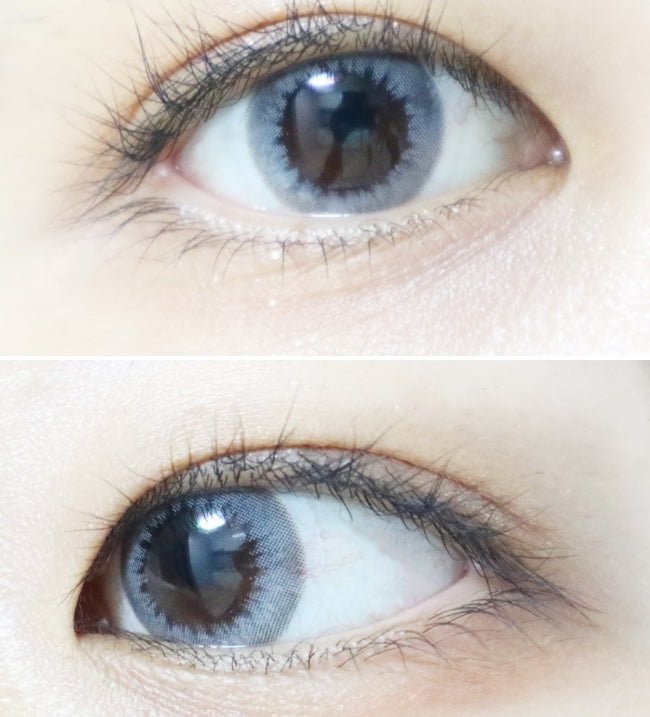 Bausch + Lomb Lacelle Mystic Gray (6p) colored contact lens, 12.7mm graphic diameter, Monthly wear