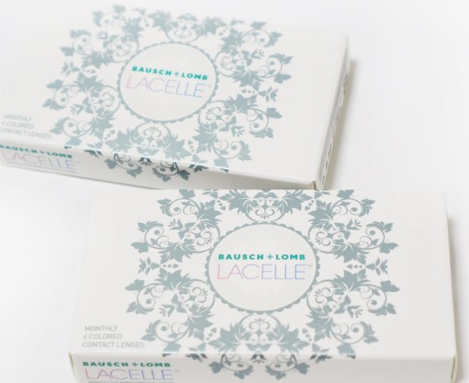 Bausch + Lomb Lacelle Mystic Gray (6p) colored contact lens, 12.7mm graphic diameter, Monthly wear
