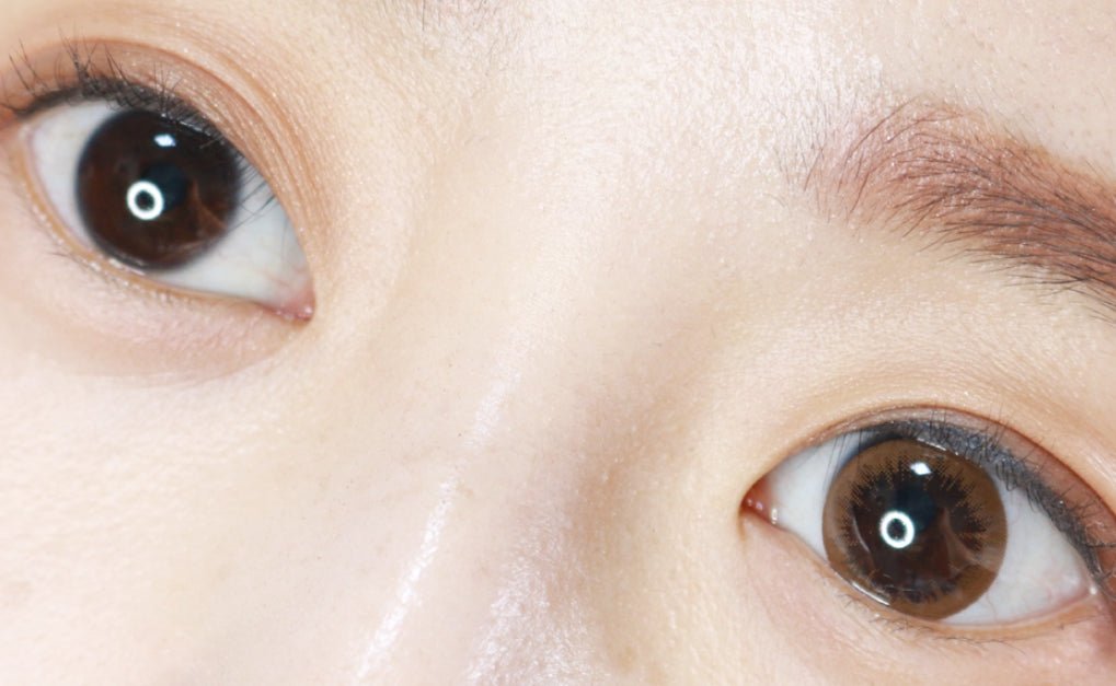 Bausch + Lomb Lacelle Twinkle Brown (6p) colored contact lens, 12.7mm graphic diameter, Monthly wear