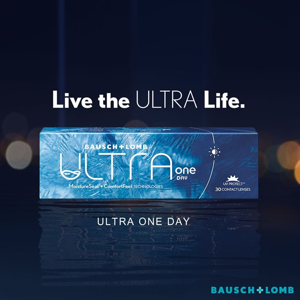Bausch + Lomb Ultra (30p) colored contact lens, 14.2mm graphic diameter, Daily wear