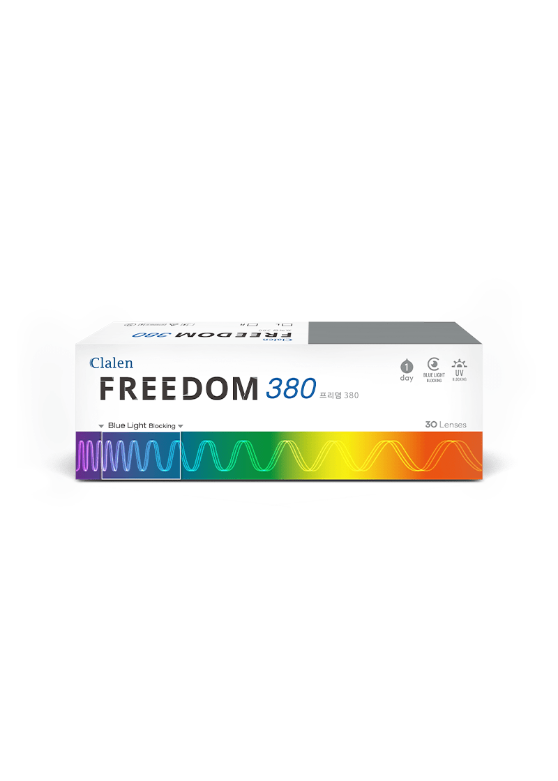 Clalen Freedom 380 Daily — contact lens packaging