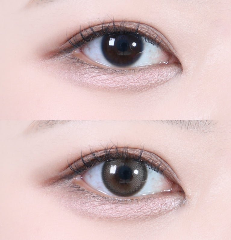 Cocoview Glow Brown (10p) colored contact lens, 13.3mm graphic diameter, Daily wear