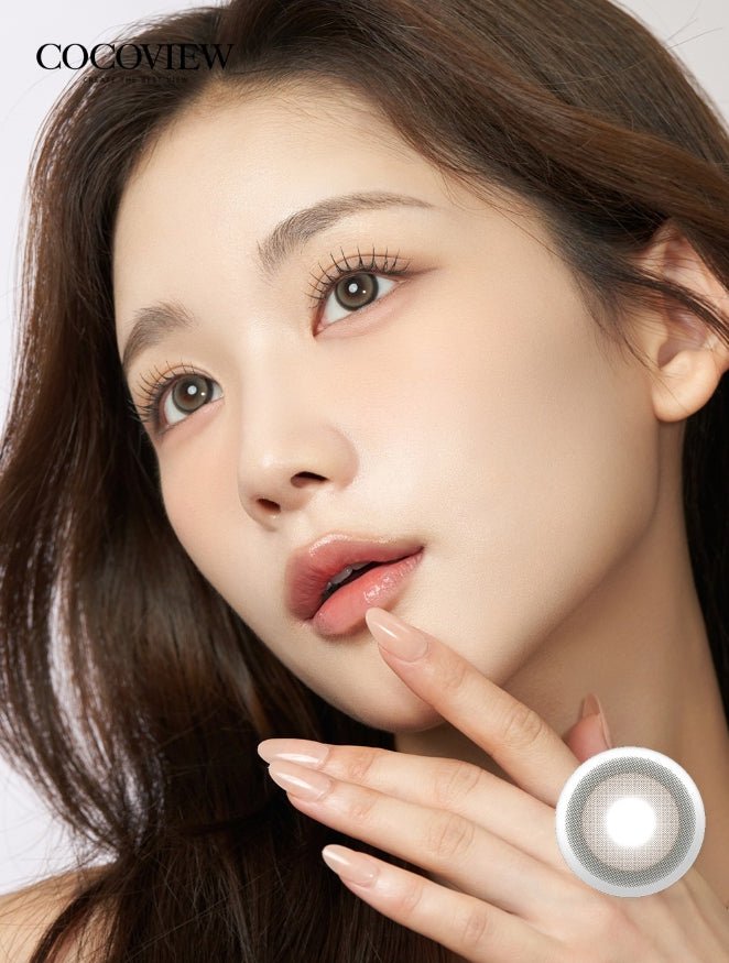 Cocoview Mellow Posey Brown colored contact lens, 13.4mm graphic diameter, Monthly wear