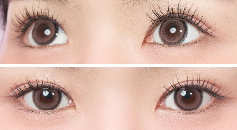 Cocoview Mellow Posey Pink colored contact lens, 13.4mm graphic diameter, Monthly wear