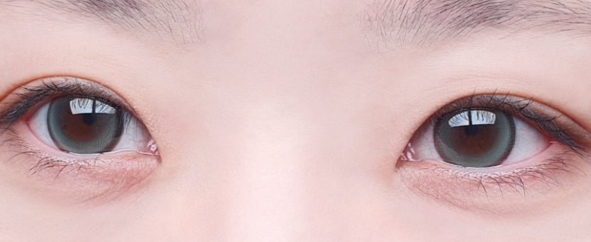 Cocoview Sylvia Green (10p) colored contact lens, 13.3mm graphic diameter, Daily wear