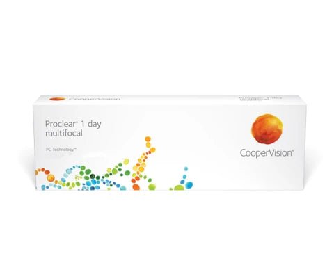 CooperVision Proclear 1 day multifocal Daily (30p) — clear contact lens packaging