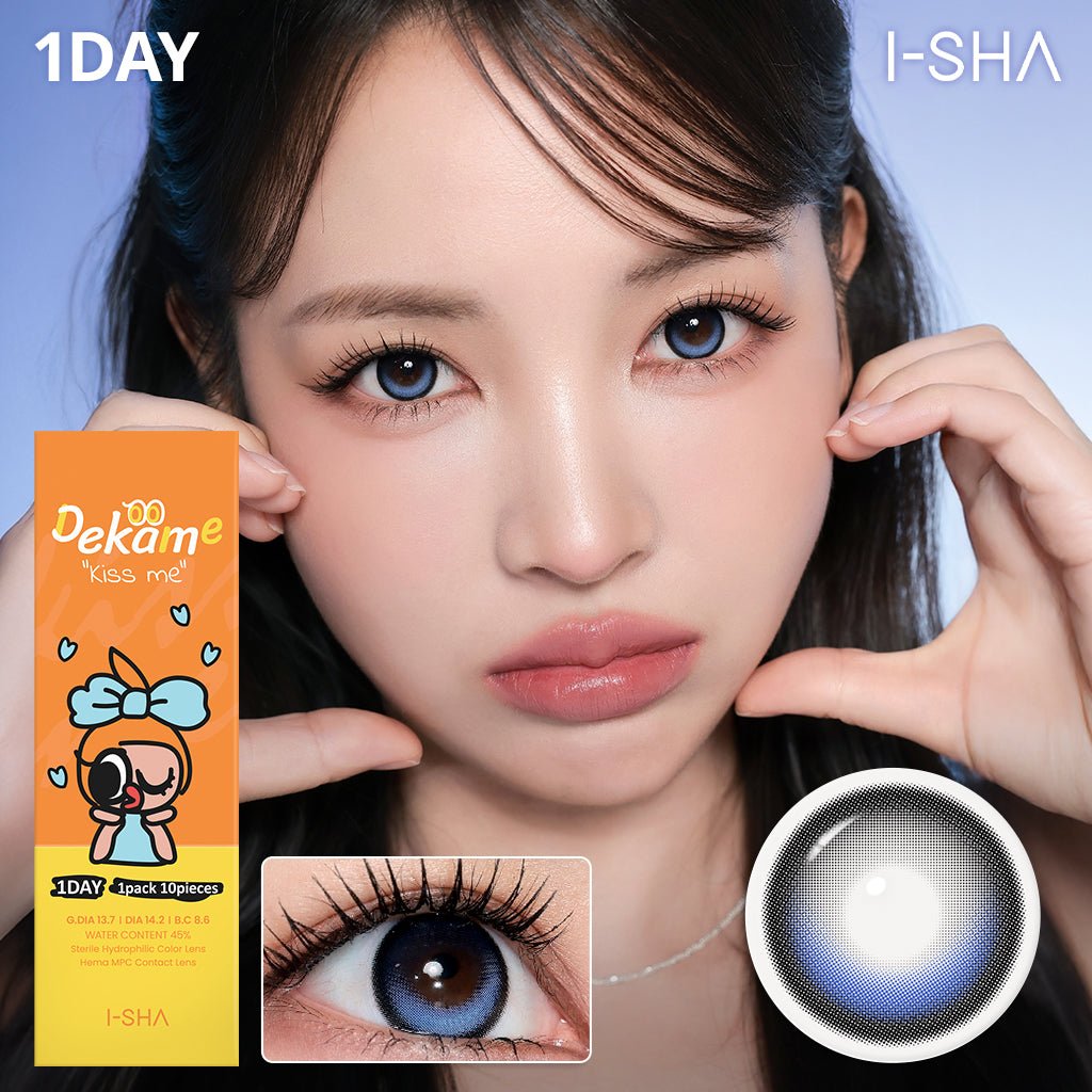 I-SHA Dekame Kiss Me Blue Pop 1 Day (10p) — image 1