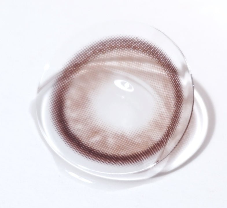I-SHA Molton Ash Brown (10p) colored contact lens, 13.1mm graphic diameter, Daily wear