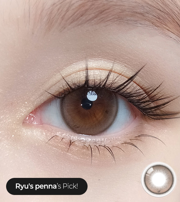 KIVR Ryu's Coco Brown — Monthly (2p) — on-eye color