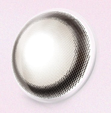 LensRang Bebe Gray colored contact lens, 13.4mm graphic diameter, Monthly wear