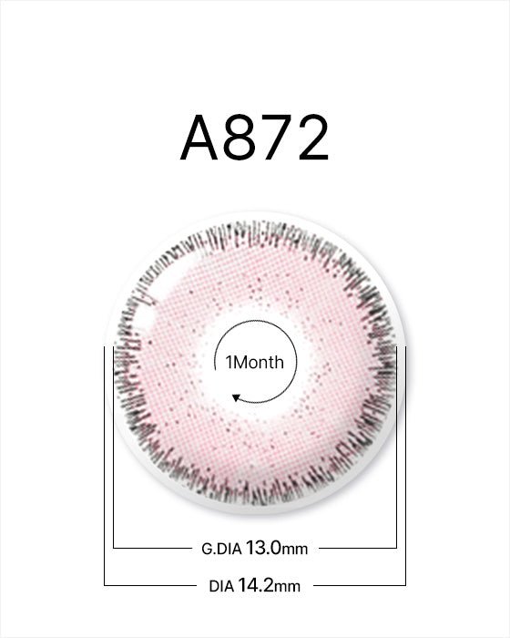 LensTown A872 Pink (2p)