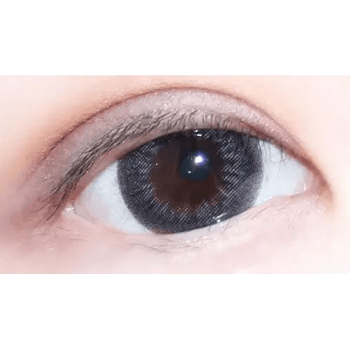 LensTown Davivi2 Gray — single-eye close-up showing the contact lens appearance