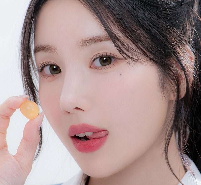 LensTown Eleva Beige Brown colored contact lens, 13.2mm graphic diameter, Monthly wear