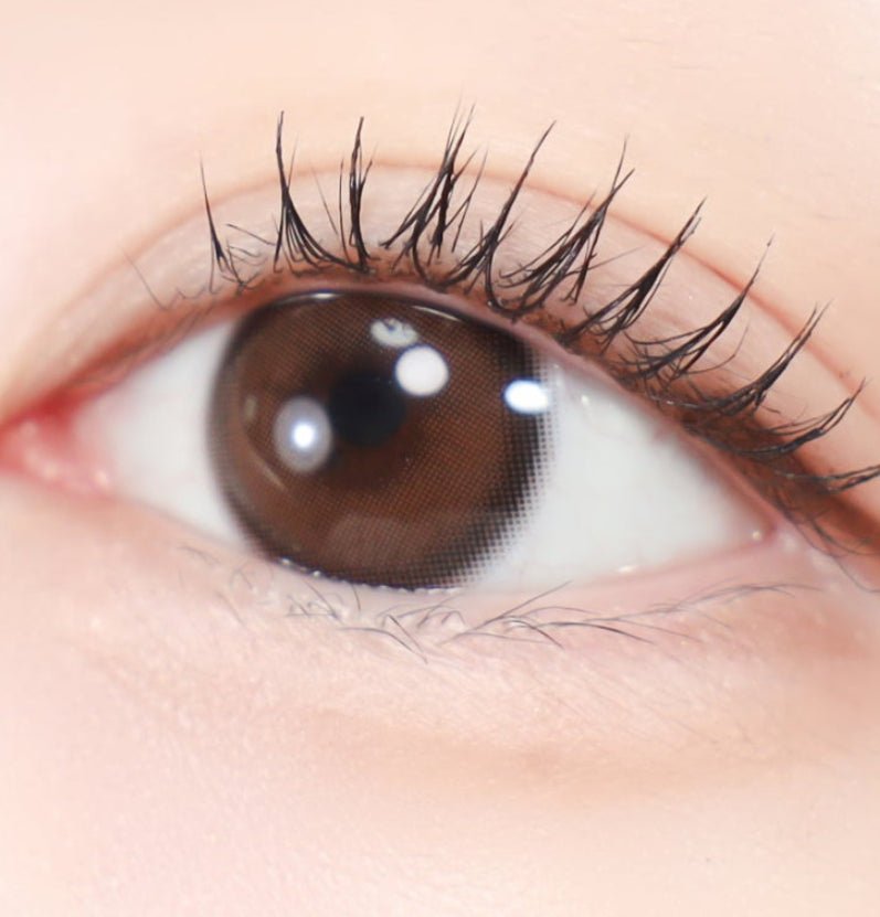 LensTown Eleva Choco colored contact lens, 13.2mm graphic diameter, Monthly wear