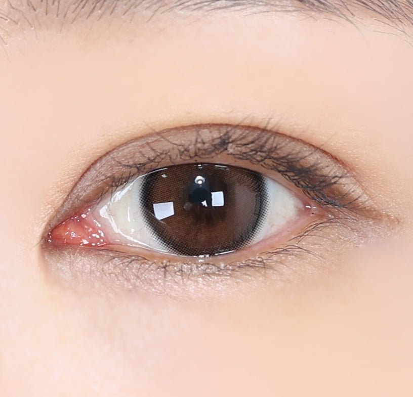 LensTown Eleva Choco colored contact lens, 13.2mm graphic diameter, Monthly wear