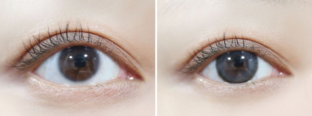 LensTown It's Me Grande Coco Gray colored contact lens, 13.8mm graphic diameter, Monthly wear